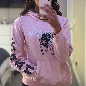 Pink Good Vibes Tokyo Japan Hoodie